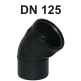 Silent-PP Bogen DN 125