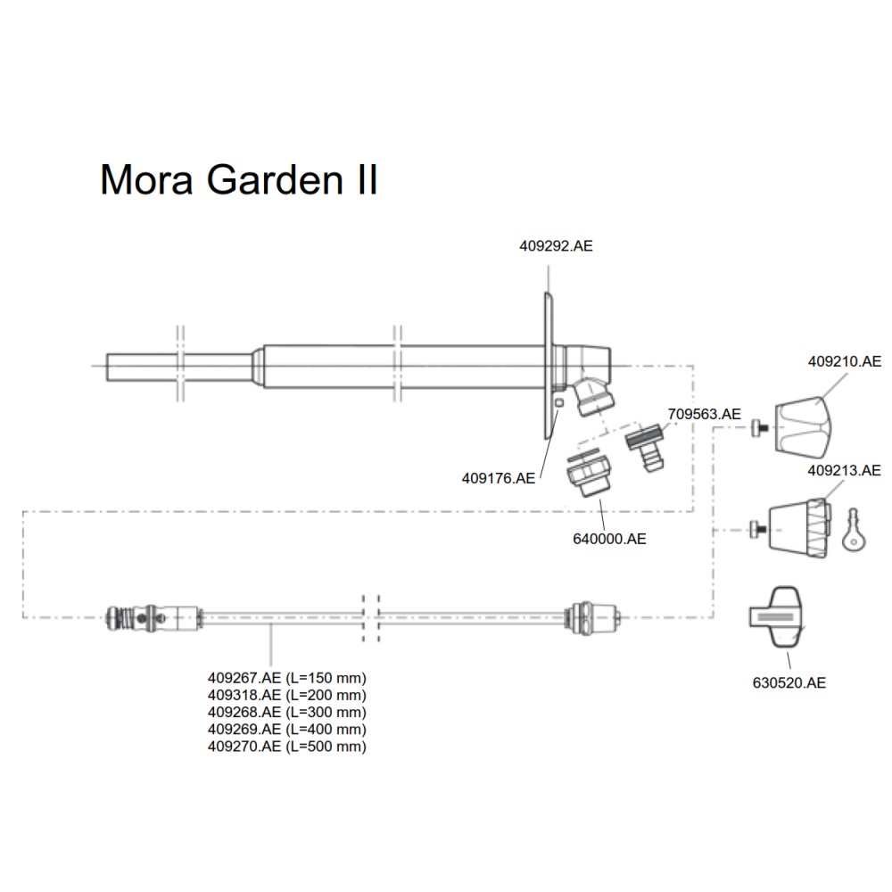Ersatzteile für Mora Garden II