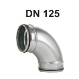 Wickelfalz - Bogen DN 125