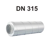 Wickelfalz - Rohrschalldämpfer DN 315