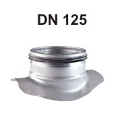 Wickelfalz - Sattelstutzen DN 125