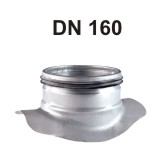 Wickelfalz - Sattelstutzen DN 160
