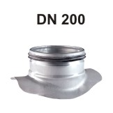 Wickelfalz - Sattelstutzen DN 200