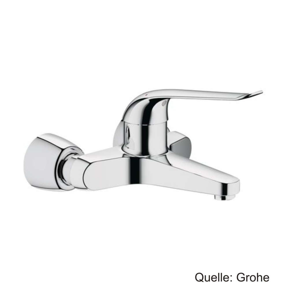 GROHE Euroeco Special EH-WT-Batt. Wandm. Gussauslauf Ausladung  