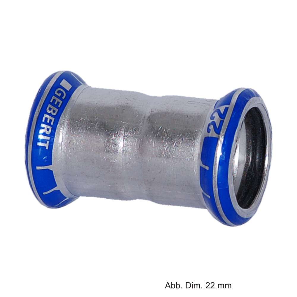 Geberit Mapress Edelstahl Muffe 108 mm 