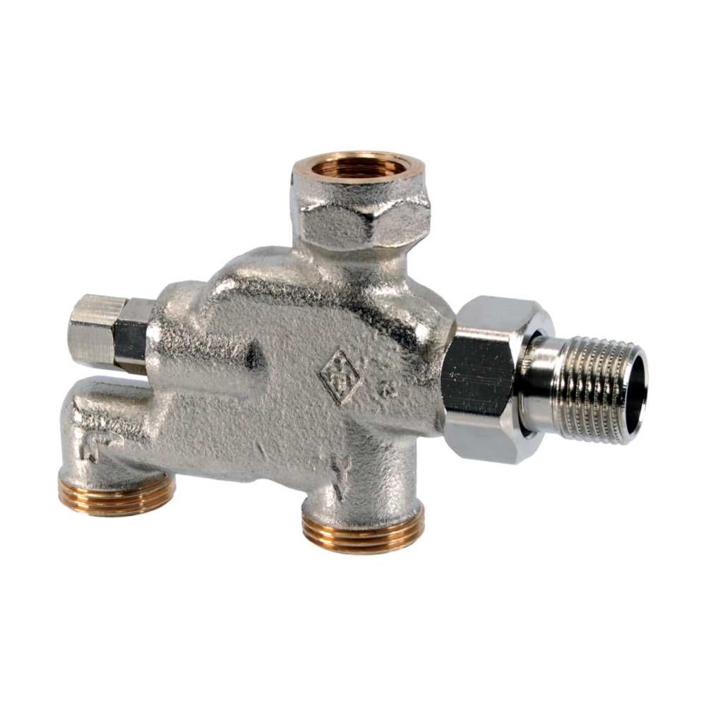Heimeier E-Z Ventil m.Tauchrohr DN 15 1/2" Zweirohr Durchgangsform 3878-02.000 