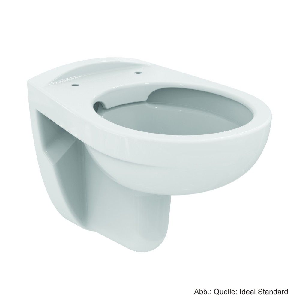 Ideal Standard Eurovit Wand Tiefspül WC K284401 spülrandlos mit WC-Sitz W302601 