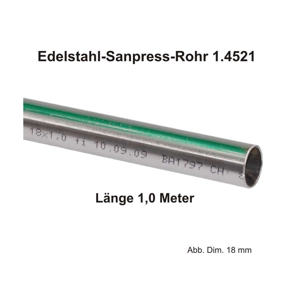 Edelstahlrohr 1.4521 in Stangen - Egger + Co. AG