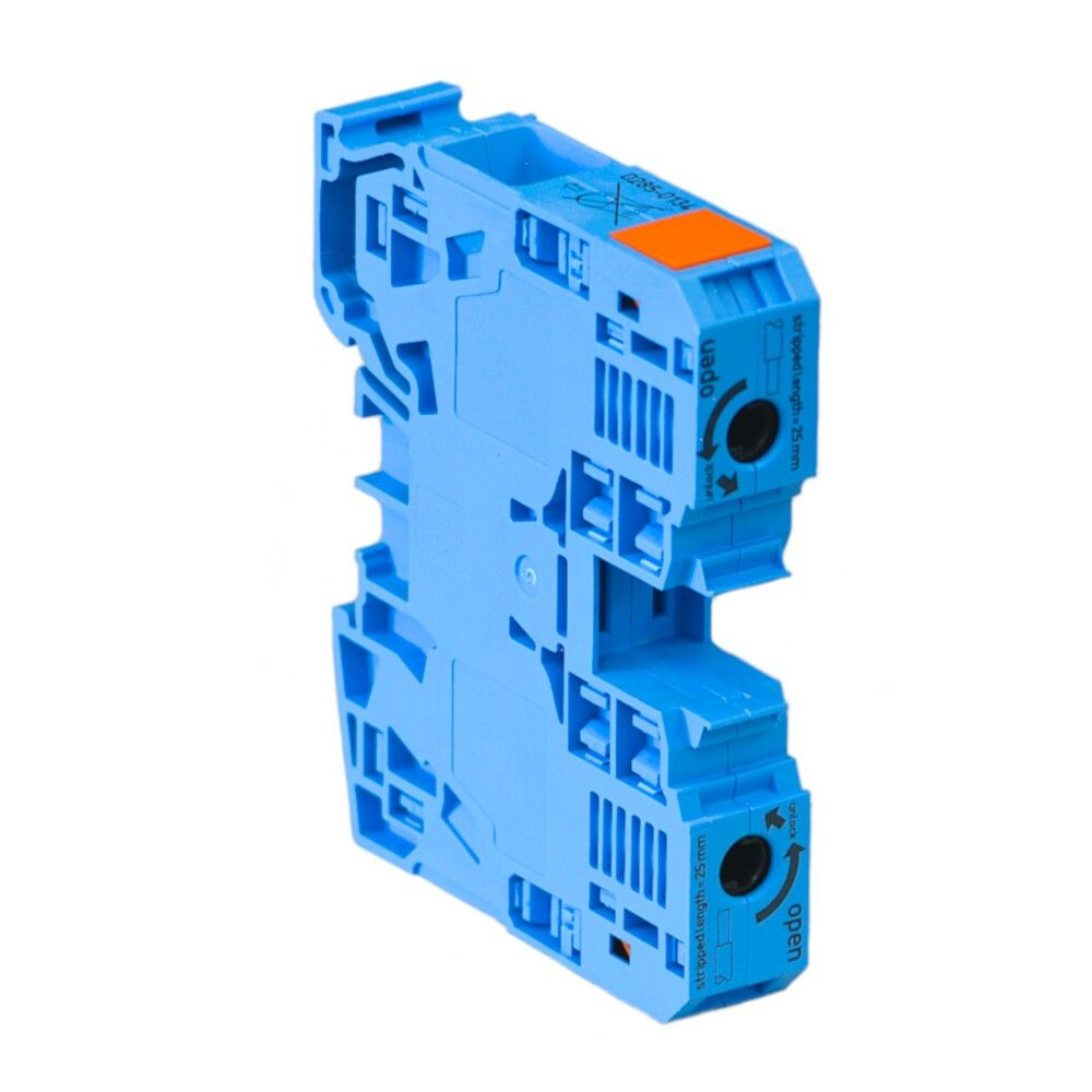 WAGO 2-Leiter-Durchgangsklemme 6 - 35mm² blau – 285-134