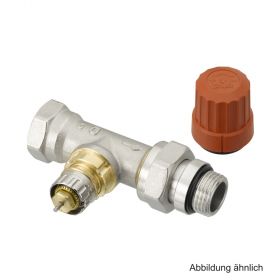 Danfoss Ventilgehäuse RA-N 15 R 1/2", selbstd, Nippel, DG, vernickelt