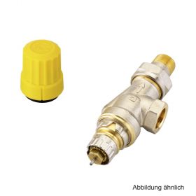 Danfoss Ventilunterteil RA-UN 10, (3/8"), UK (Axial), vernickelt, 013G3041