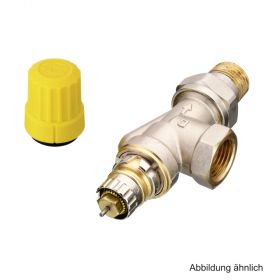 Danfoss Ventilunterteil RA-UN 15, (1/2"), UK (Axial), vernickelt, 013G3043