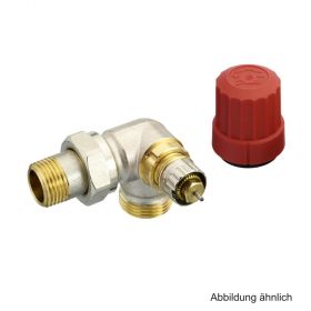 Danfoss Ventilunterteil RA-N 15, AG 3/4", Winkeleck rechts, verni., 013G4204