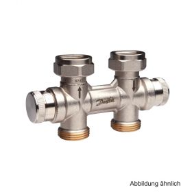 Danfoss Hahnblock RLV-KDV druckgeregelt für Ventil-HK R 3/4", Durchgang