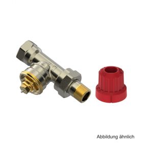 Danfoss MIO Ventilgehäus­e M30x1,5, Durchgang, DN10­ R 3/­8, matt vernickelt