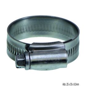 Schneckengewindeschelle, Typ W4, 13 mm x 20 mm, Breite 9,5mm, Edelstahl