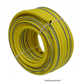 PVC Torsino Plus Schlauch, L: 100m, 25 mm x 32 mm, 8bar, Gelb/Blau