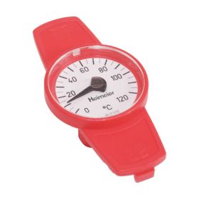 HEIMEIER Thermometer für Globo Kugelhahn DN 10 bis DN 32, Farbe "rot"