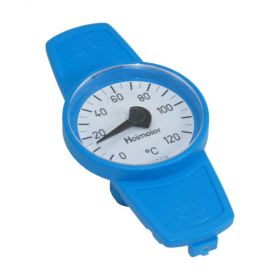 HEIMEIER Thermometer für Globo Kugelhahn DN 40 bis DN 50, Farbe "blau"
