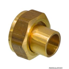 HEIMEIER Verschraubung mit Lötnippel 15 mm, für DN 15, flachdichtend, 060115352