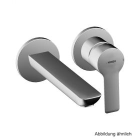 Hansa Hansaligna Fertigset für Waschtischwandbatterie Rosetten rund, 06402103