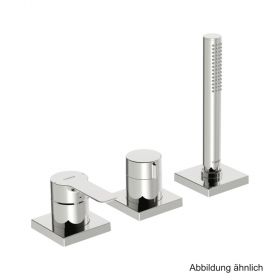 Hansa Hansaligna Fertigmontageset für Wanne/Brause, 75x75 mm, 06439493