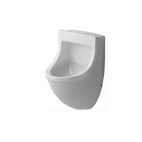 Duravit Starck 3 Urinal 330 x 350 mm Zulauf von hinten, absaugend, weiss WonderGliss, 08213500001