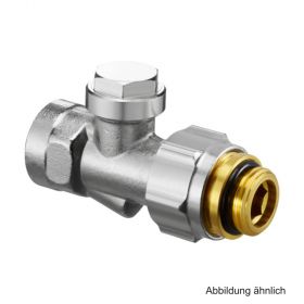 Oventrop Absperrverschraubung Multiflex F Combi3,1/2"AGx1/2"IG,Durchgang,1016175