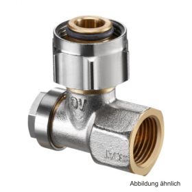 Oventrop Absperrwinkelverschraubung Multiflex F Combi3, G3/4"ÜMxRp1/2"IG, Eck