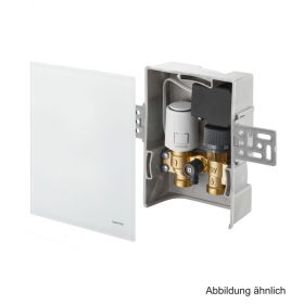 Oventrop Unibox T-RTL R-Tronic Thermostat, RTL, R-Tronic, Echtglas weiß