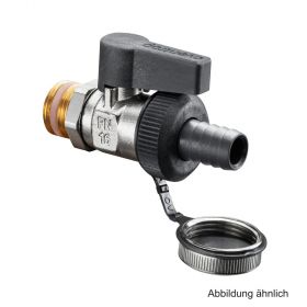 Oventrop KFE-Kugelhahn Optiflex, Messing vernick., DN10, 3/8" AG, 1033351
