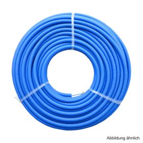 Uponor Uni Pipe PLUS Mehrschichtverbundrohr weiß im Schutzrohr 20x2,25 - 28/23 blau im Ring 75 m