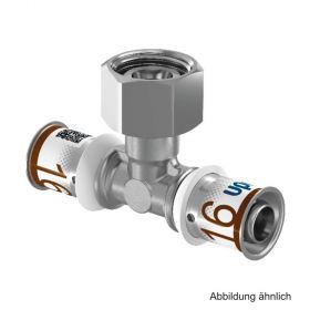 Uponor S-Press PLUS MLC SK-T-Stück für Geberit 16 x 1/2"G