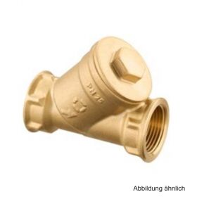 Oventrop Schmutzfänger PN25, DN32, 1 1/4" IG, Siebeinsatz 0.25, Ms, 1121210