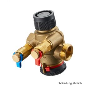 Oventrop Reg­ulierventil Cocon QTZ mit Messventilen­, DN32, AG/­IG