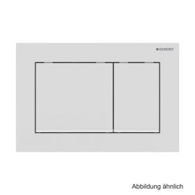 Geberit BetPl. Omega30, für 2-Mengen-Sp., weiß matt lackiert, Etc / weiß