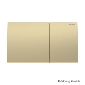 Geberit BetPl. Sigma70 für 2-Mengen-Spülung Edelstahl messing