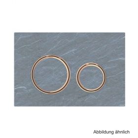 Geberit BetPl. Sigma21 für 2-Mengen-Spülung, rotgold, Mustang Schiefer