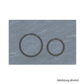 Geberit BetPl. Sigma21 für 2-Mengen-Spülung, Metallfarbe schwarzchrom