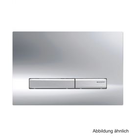 Geberit BetPl. Sigma50 für 2-Mengen-Spülung, Metallfarbe chrom, hgl. chrom