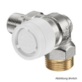 Oventrop Thermostatventil AV 9, DN15, 3/4"x1/2", PN10, Winkeleck rechts, 1183447