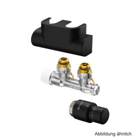 Oventrop Set mit Multiblock T Eck/Uni SH für Heizkörperanschluss G1/2, IG