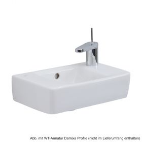 Geberit Handwaschbecken iCon xs 38 x 28 cm mit Hahnloch rechts, weiß, 124736000