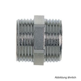 HEIMEIER Doppelnippel, beiderseits zum Klemmen, G 3/4" x G 3/4" AG, 132103081