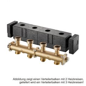 Oventrop Regumat Modulverteiler DN 25 für 3 Heizkreise, 1351472