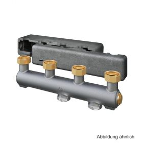 Oventrop Verteilerbalken für Regumat DN25, für 2 Heizkreise, Grauguss, 1351570