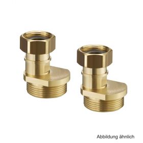 Oventrop Übergangsstück von Verteilerbalken DN25 auf Regumat DN20, 2-fach