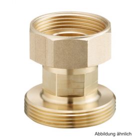 Oventrop Übergangsstück DN40/32 Achsmaß v.180 auf 125,2"AG x 2"ÜM, Set=2