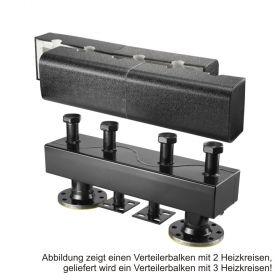 Oventrop Verteilerbalken für Regumat-220/280 DN40/50 für 3 Heizkreise, 1351693