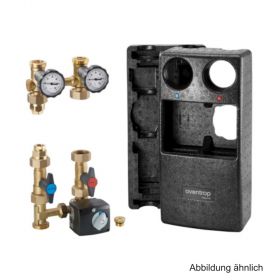 Oventrop Kesselanb. Regumat M3-180 DN25 ohne Pumpe mit integr. WMZ-Einbauset